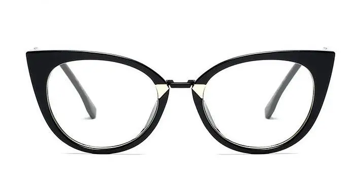 Сексуальные женские очки "кошачий глаз", оправа для женщин, красный, белый цвет, CCSPACE 45045, фирменный дизайн, оптические очки, металлические дужки, модные очки