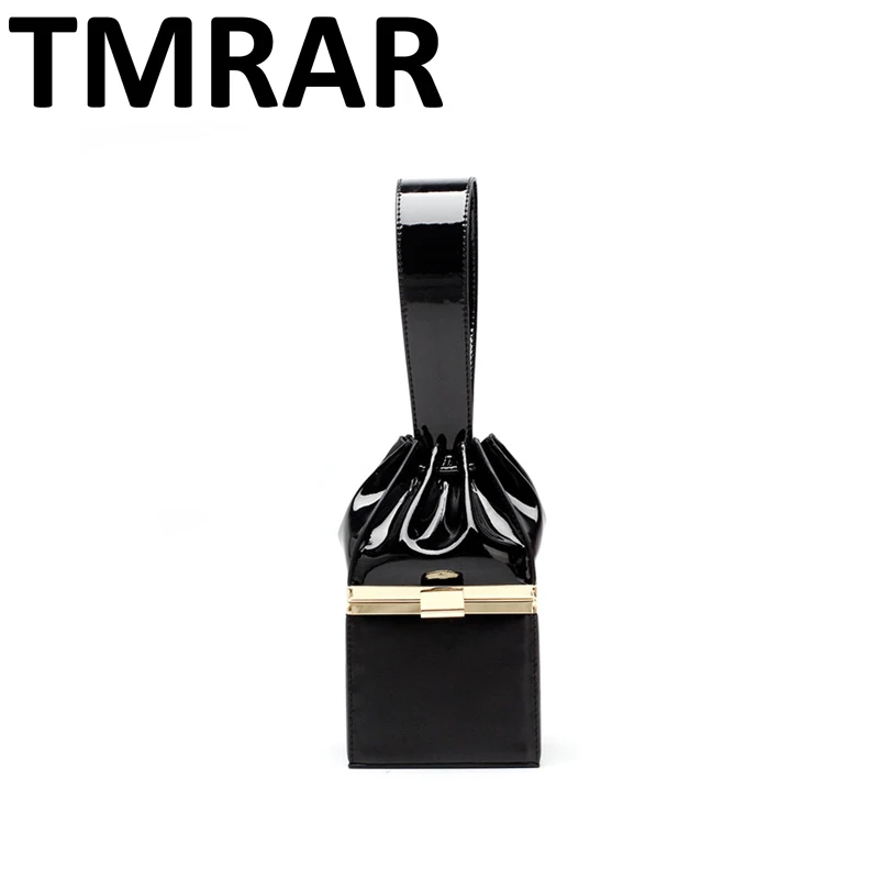 

2018 New small mini box bag evening chain messenger bags lady split leather handbags women crossbody bags for female qn333