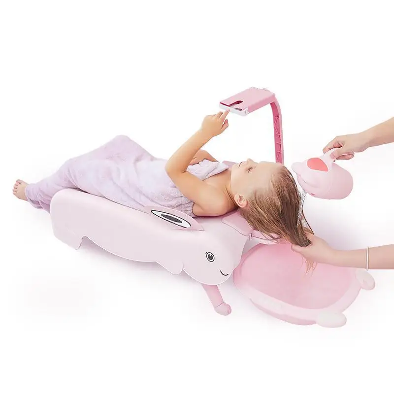Детский шампунь стул детский шампунь артефакт детское водонепроницаемое кресло для мытья головы шампунь откидной большой - Цвет: VIP 1