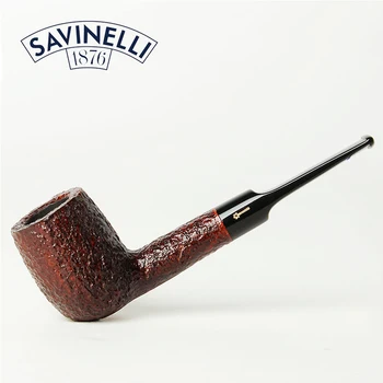 

Savinelli Desktop Tobacco pipe Men's bent briar pipe Smoking pipes