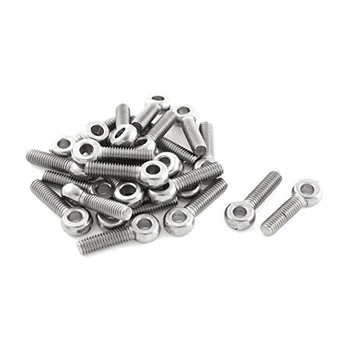 

M6 x 20mm 304 Stainless Steel Machinery Shoulder Lifting Eye Bolt 30 Pcs