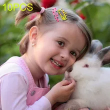 10 шт. заколки для волос цветные заколки для волос для девочек заколки для волос для детей аксессуары для волос BB заколка для волос LD