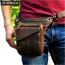 Crazy Horse кожаный Мужской дизайнерский пляжный комбинезон сумка через плечо модная дорожная поясная сумка для мужчин 211-3d