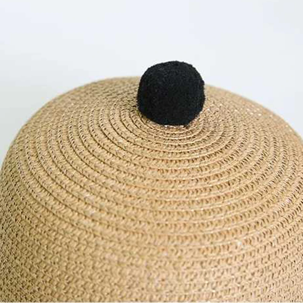 Новая летняя шапка для девочек, женская пляжная кепка, конные шапки, козырек, Sobrero, солнцезащитные шапки для женщин, большая соломенная шляпа с полями