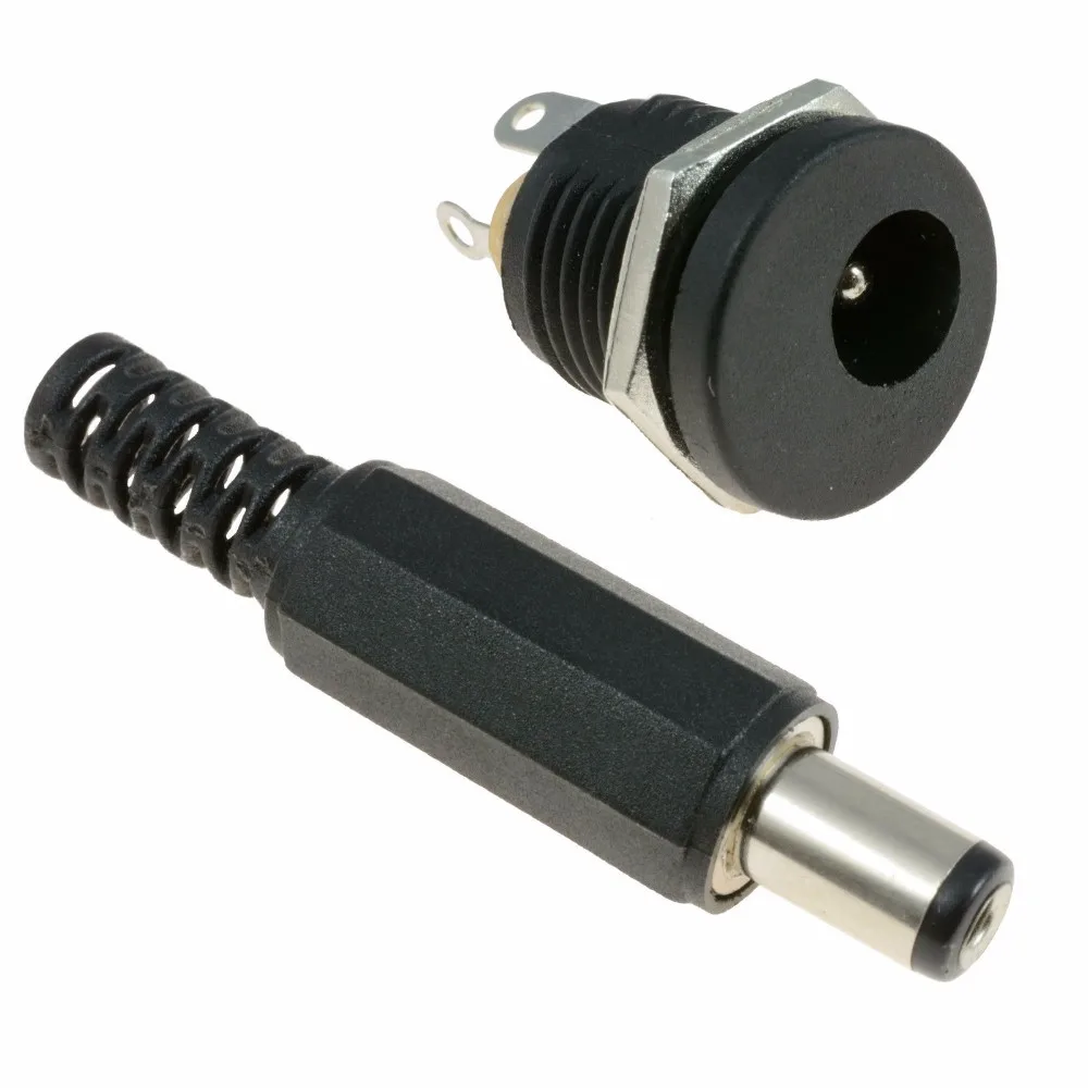 DC connector 5.5*2.1 / 5.5x2.1mm dc power connector male female total
