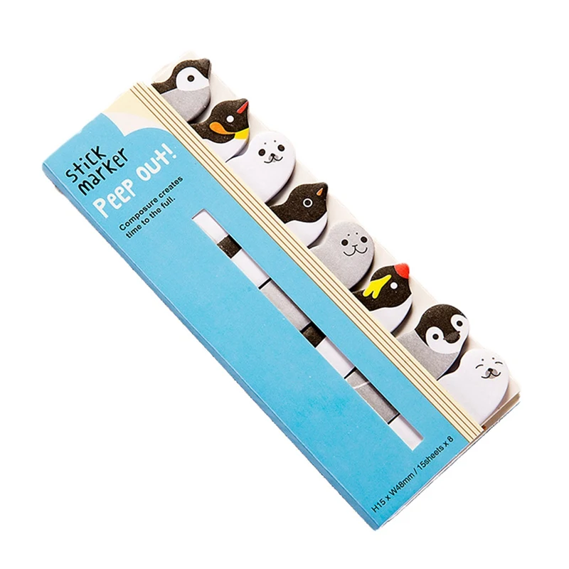 Милые Мультяшные животные мини милые Kawaii Cat Panda блокнот для записей Стикеры