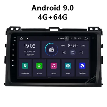 

JSTMAX 8'' Android 9.0 4G + 64G ISP Screen Car Radio Stereo Player For Toyota Prado 120 2005 2006 2007 2008 2009 GPS Navigation