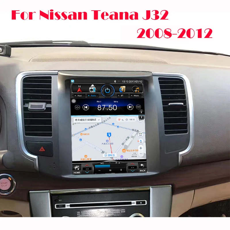 Vertical screen Quad core RAM2GB 10.1 inch Car GPS Navigation for Nissan teana J32 2008-2012 wifi internet bluetooth rear camera