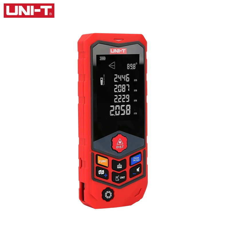 US $65.99 UNIT LM50D LM100D Handheld Laser Distance Meter 50M 100M Trena A Laser Range Finder Measure Tape Digital Battery Powered