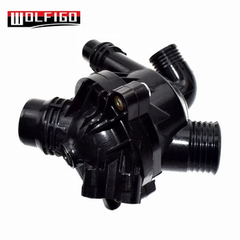 

WOLFIGO Engine Coolant Thermostat With Housing For BMW X5 E70 X6 E71, E72 11 53 7 550 172,11537550172,41008797DO,11606042087