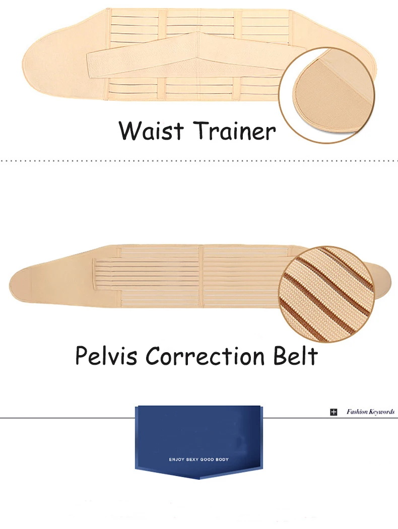 3 в 1 живот/таз послеродовой пояс восстановление тела Корректирующее белье живота тонкая талия Cinchers дышащий корсет
