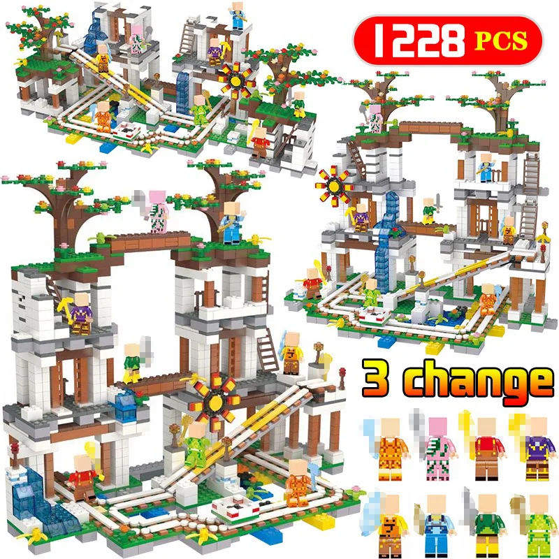 1228Pcs Legoing Minecrafted Govermment Cave Mine Slide Bricks My World Mini Sets Figures Building Blocks Toys For Children Gifts 1228Pcs Legoing Minecrafted Govermment Cave Mine Slide Bricks My World Mini Sets Figures Building Blocks Toys For Children Gifts
