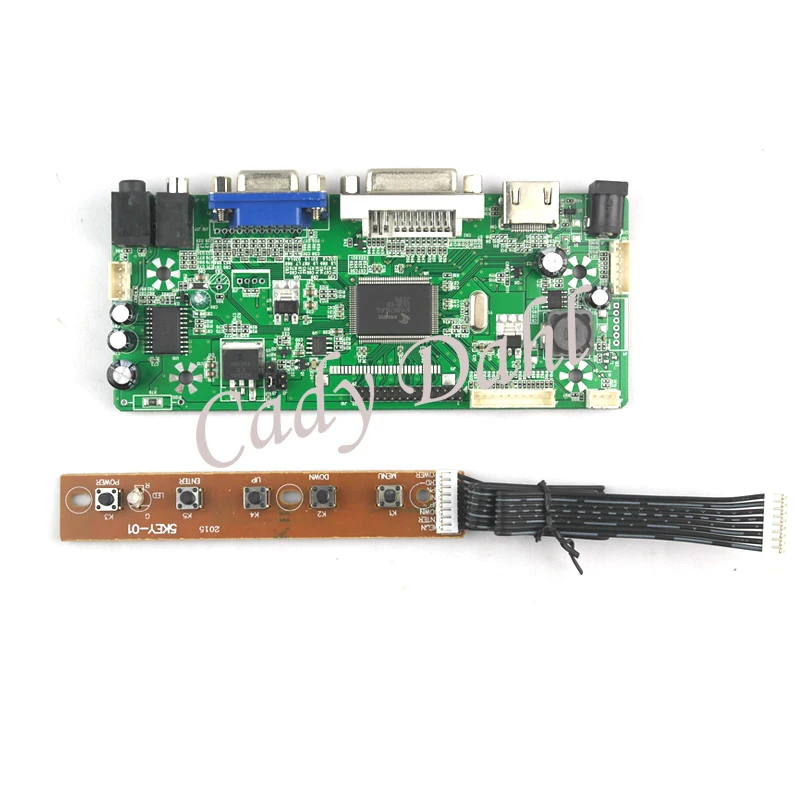 HDMI+ DVI+ VGA+ аудио LVDS ЖК-модуль контроллера DIY комплект для Raspberry PI 3 ips TFT ЖК-панель матричный экран дисплей