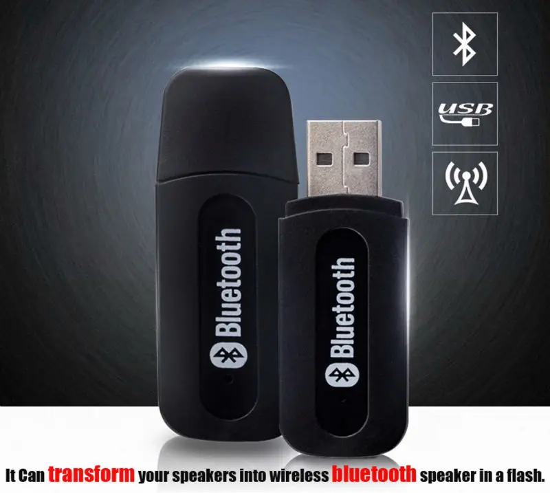 MINI USB BLUETOOTH STEREO AUDIO RECEIVER, WIRELESS BLUETOOTH MUSIC