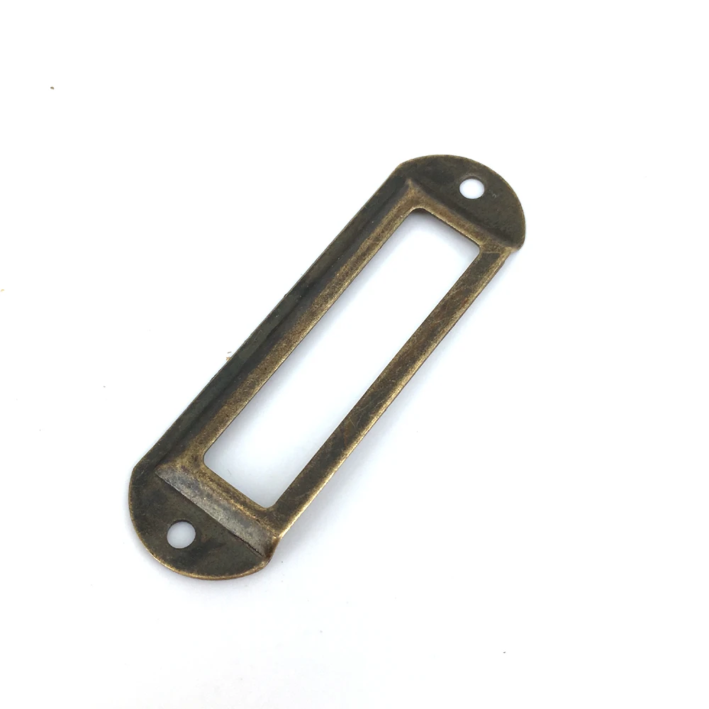 Buy 70x21mm Antique Metal File Drawer Library