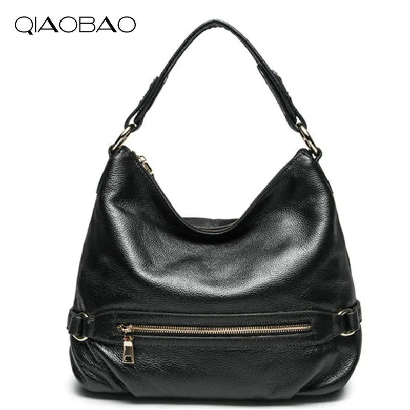 

QIAOBAO Brand Women Shoulder bags New Design Leather Handbag Lady Fashion and Leisure Female Shoulder bag all-match Women's Bag