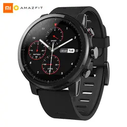 Глобальная английская версия Xiaomi Huami AMAZFIT Stratos 2 gps спортивные умные часы 5ATM водостойкий плавательный Смарт-часы для прогулок