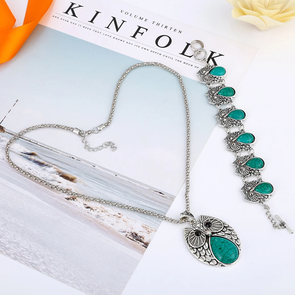 Женский винтажный комплект украшений Conjunto De Joyas набор из акрила с изображением