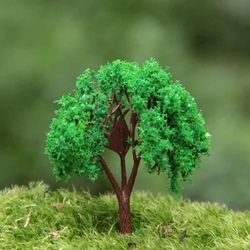 

Zakka Groceries Creative False Tree Green Trees PVC Figures Toy DIY Micro Garden Landscape Decoration Props Toy Christmas Gifts