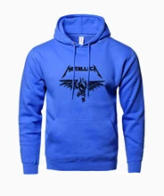 Men’s Sportswear 2017 Autumn Winter Sweasthirt Heavy Metal Metallica Print Hip Hop Streetwear Harajuku Hoody For Men Brand K-pop