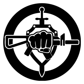 

CS-185# Special Forces 2 funny car sticker and decal silver/black vinyl auto car stickers