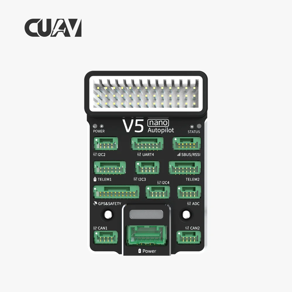 $170.15 CUAV New Pixhack V5 NANO Small Flight Controller For fixedwing drones helicopters multicopters VTO