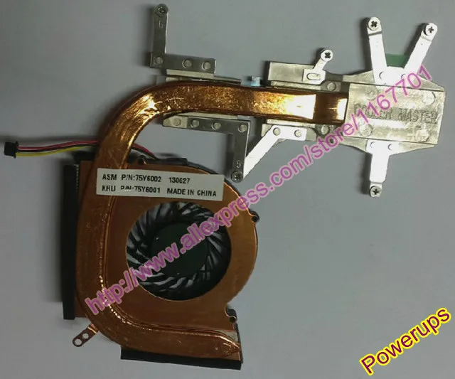 

New Laptop/Notebook CPU cooling radiator heatsink&fan for Lenovo Thinkpad E40 E50 amd independent 75Y6002 75Y6001 3LGC5TALV80