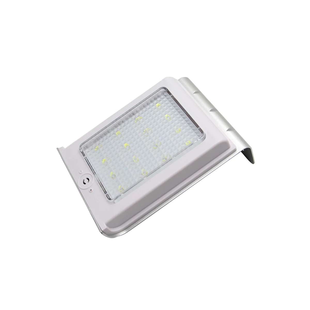 

1W 100LM 5500-6500K Light+Sound Sensor Controlled Solar Powered LED Light Lamp for Garden Path Fence Corridor Wall (White)