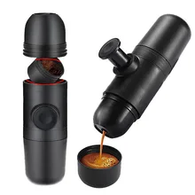 Mini Espresso Machine Minipresso Portable Espresso Maker Cafeteira Outdoor Coffee Pressure For Car French Presses Cafe Semi-Hand