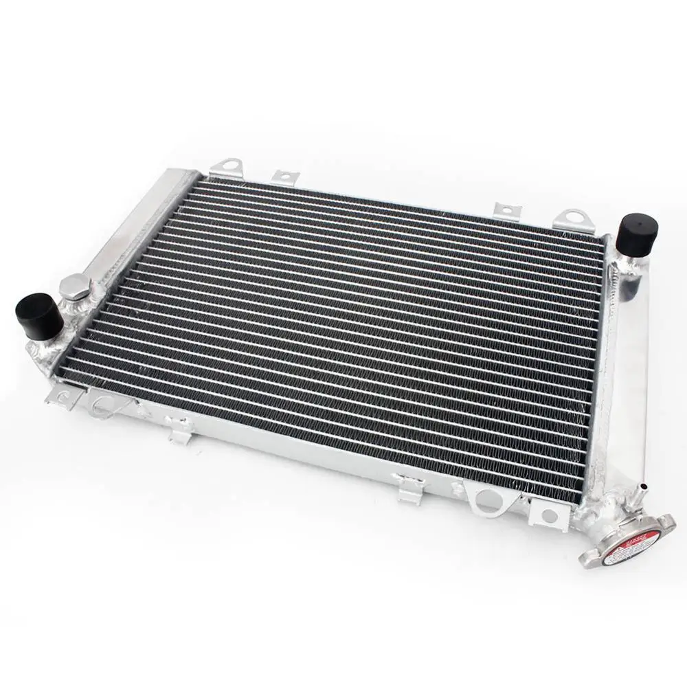 BIKINGBOY ATV UTV ALU Core радиатор водяного охлаждения двигателя для Kawasaki KAF 620 Mule 3000 3010 3020 KAF 950 Mule 3010 - Color: Natural