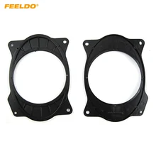 FEELDO 2 шт Автомобильный Коврик для динамика для Toyota Camry Reiz Corolla 2006-2011 Lexus IS200/IS300 твердый 6*9 до 6," спикер прокладка кольцевые подушечки