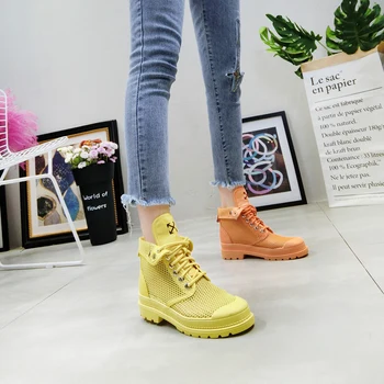 

2019 summer candy color mesh shell head straps hollow flat shoes women's shoes