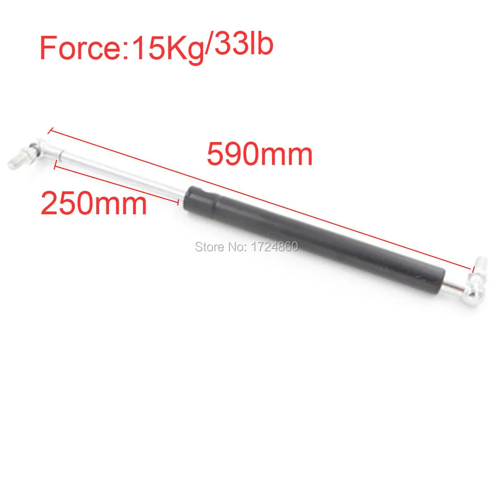 15kg/33lb Force Auto Gas Spring Damper 250mm Long Stroke Hood Lift