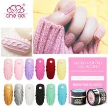 

Che Gel Sweater Match Embossed Nail Gel Polish Micro Carved Gel Varnish Soak Off Lacquer Lamp DIY Thick Gel Nail Polish Manicure
