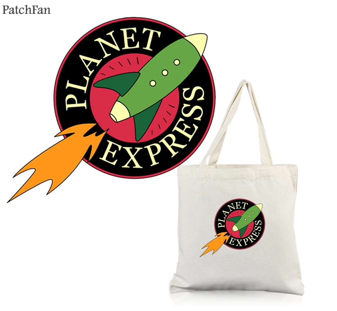 

Patchfan Fututrama Ironing Transfers Patches Heat Press Stickers for Families Patch DIY Applique for Parent-childs A1754