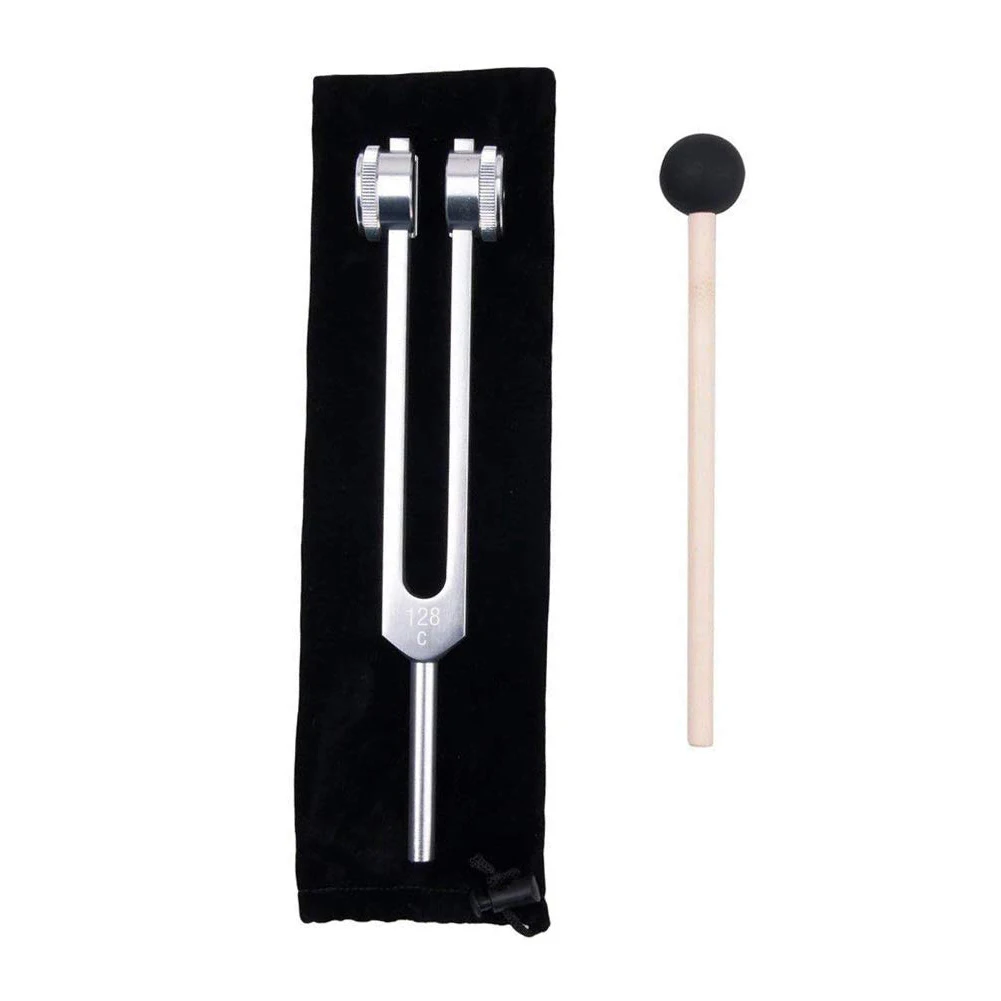 Tuning Fork 128Hz 256Hz Aluminum Alloy High Precision Hearing Detection Relieve Joint Pain FI-19ING