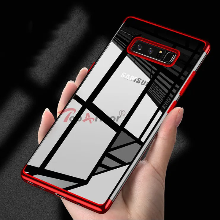 Силиконовый ТПУ чехол для Samsung Galaxy S9 Plus Note 8 S8 S6 S7 Edge A5 A3 A7 2017 J2 Pro A8 A6 2018 прозрачный
