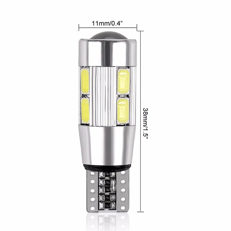 2 шт. автомобильный Стайлинг авто светодиодный 194 W5W Canbus 10 SMD 5630 Светодиодный светильник лампа без ошибок светодиодный светильник для парковки СВЕТОДИОДНЫЙ Автомобильный боковой светильник