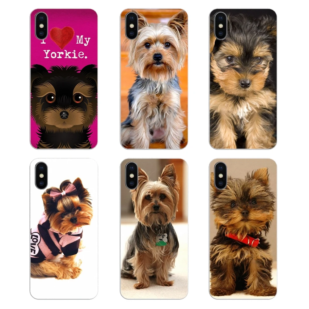 Силиконовый чехол для телефона Apple iPhone 4 4S 5 5S 5C SE 6 6S 7 8 X XR XS Plus MAX I Love My Yorkie с рисунком