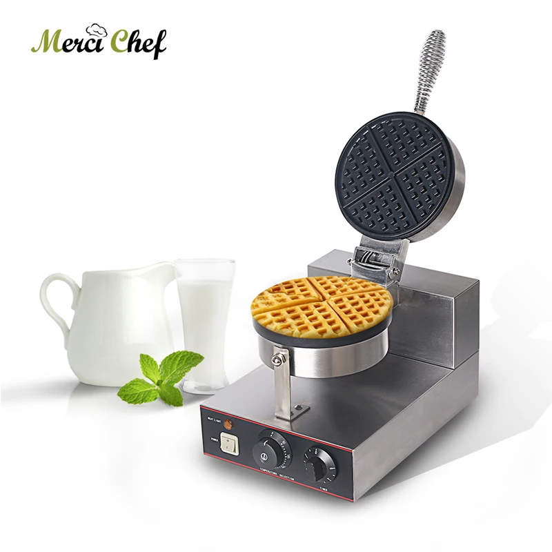Waffle Maker Stainless Steel Waffle Machine Non-stick Electric Waffle Iron Baker Cake Oven EU/UK/UL/AU Plug 50-300 Degree