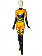 queen bee miraculous ladybug costume 3d print cosplay costume spandex zenati bodysuit halloween costume for woman