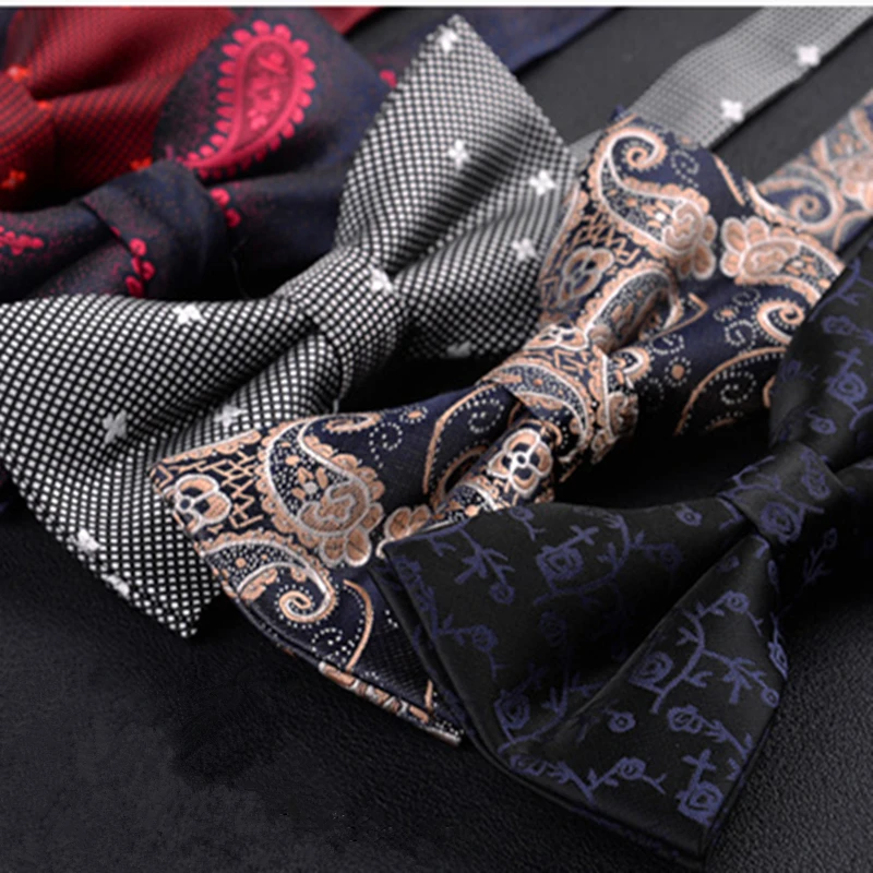 Vysoce kvalitní 2019 prodej Formální komerční svatební motýl kravata motýlek mužské manželství motýlky pro muže obchodní hodně SHENNAIWEI