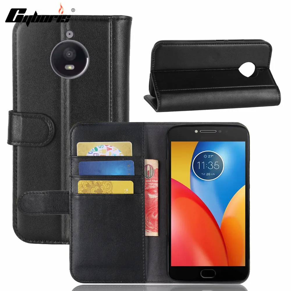 CYBORIS для Motorola Moto E4 Plus чехол 5,5 из натуральной кожи чехол для Moto E4 Plus откидная крышка для Moto E 4 Plus XT1770 чехол для телефона
