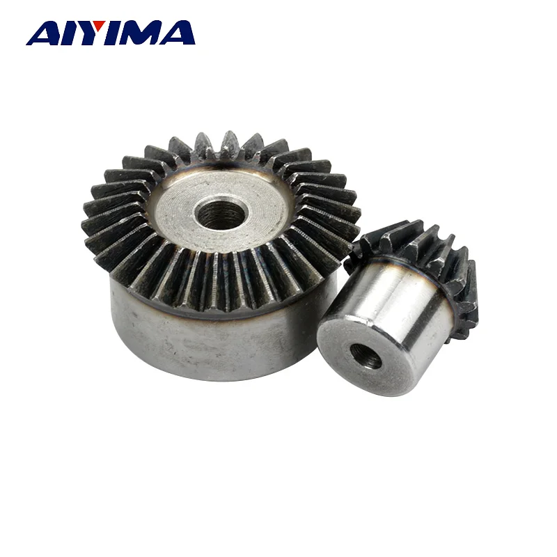 Aiyima un par de engranaje cónico engranaje de Metal de 90 grados engranaje cónico 1,5. 1,5 m 15 T 30 T 1:2 Aiyima un par de engranaje cónico engranaje de Metal de 90 grados engranaje cónico 1,5. 1,5 m 15 T 30 T 1:2