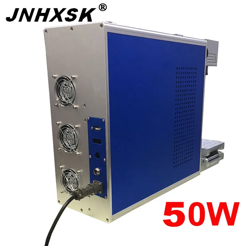 JNHXSK волоконный лазер 50 Вт лазерная маркировочная машина MAX или RAYCUS 200x200 мм рабочий