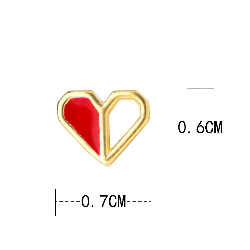 Hollow Heart-shaped 925 Sterling Silver Stud Earring For Women Female Charms Fine Jewelry Romantic Wedding Gift 2018 New (7)