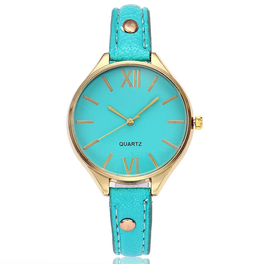 New Fashion Women Watch Casual Simple Roma Dial Quartz Watches For
