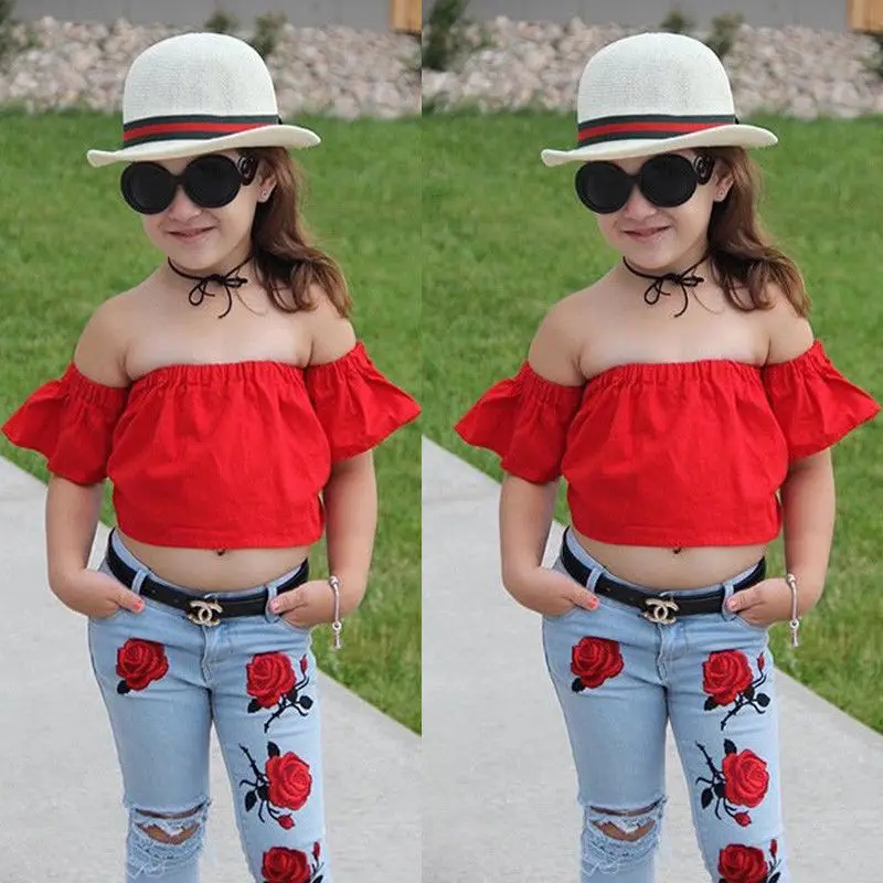 baby dress jeans top