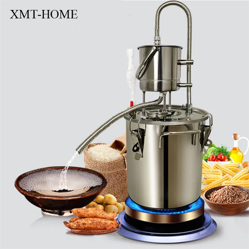 

XMT-HOME home brewing alcohol moonshine distiller winemaking liquor Brandy water distiller alcohol distillation 10L/20L 1set