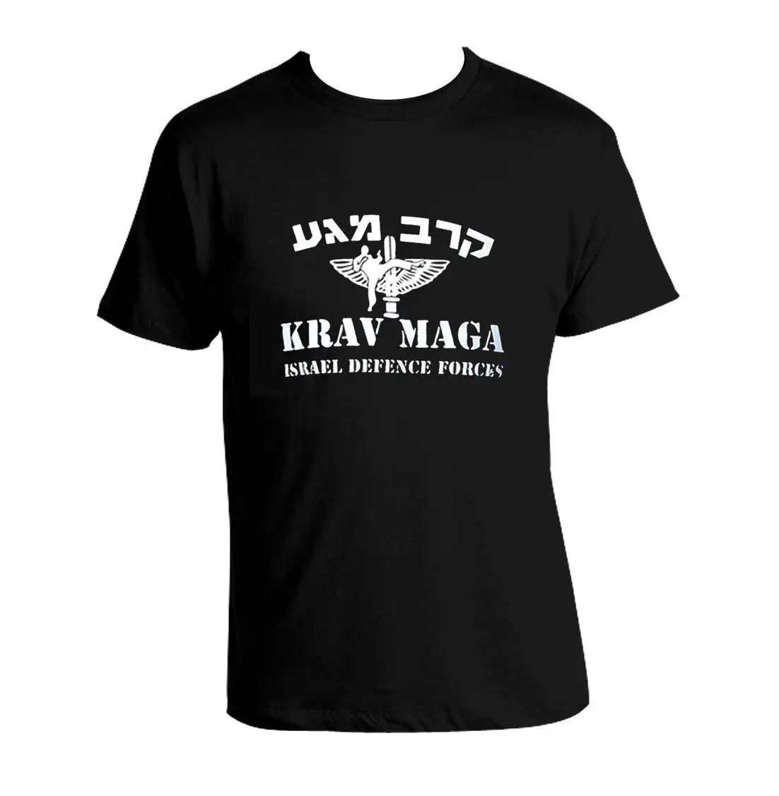 Krav Maga T Shirt All Sizes Israeli Defence Force BLACK Idf Harajuku Funny Rick TOP Tee Shirts | Мужская одежда